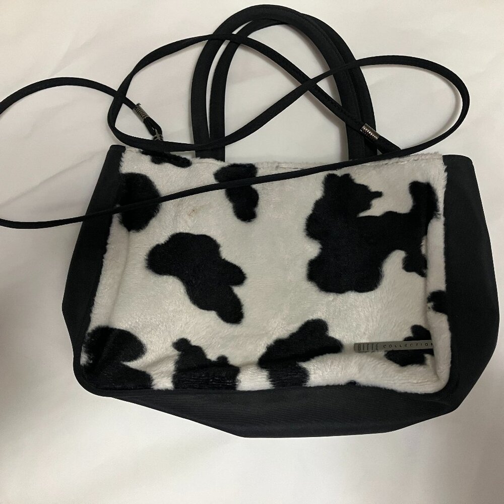 Cow pattern purse